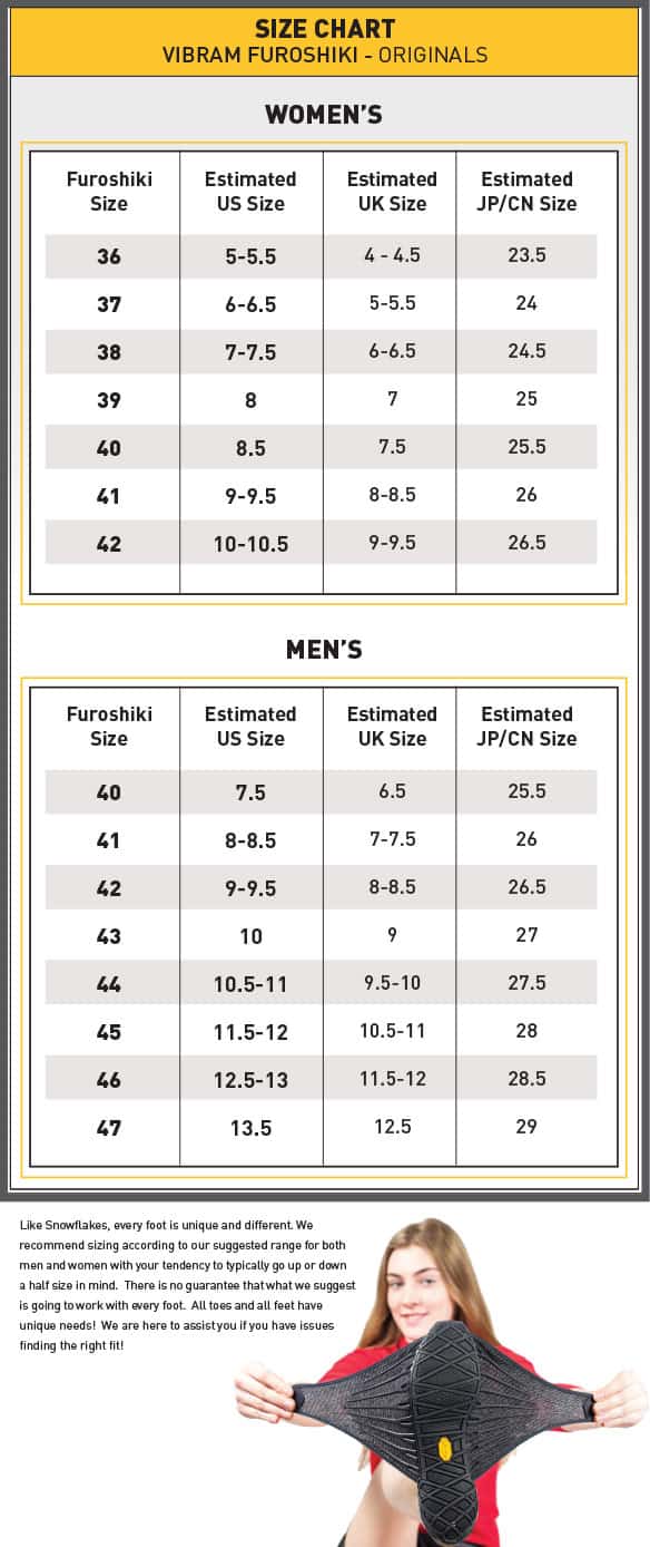 Furoshiki Originals Size Chart 19