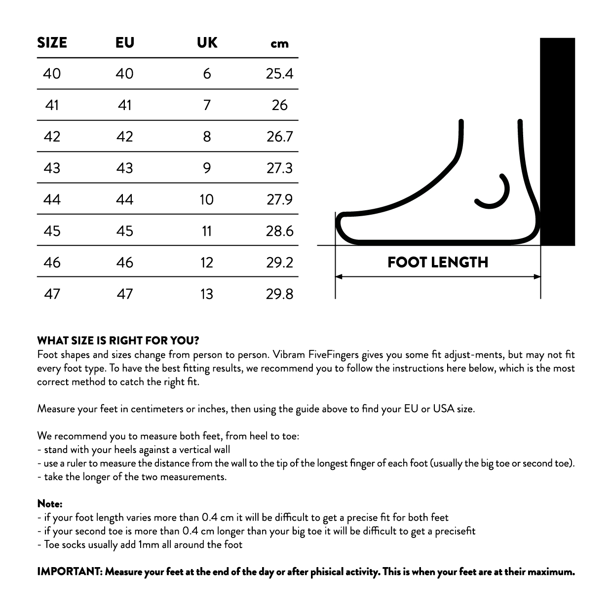 0202010 ultimate vff size chart men