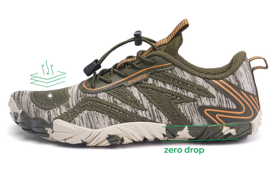 Saguaro Trail Active - Army - Edulliset paljasjalkakengät Unisex - Image 9