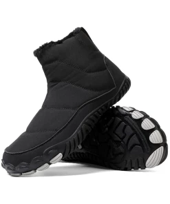 ZEMit talvimalli -paljasjalkakengät, musta unisex